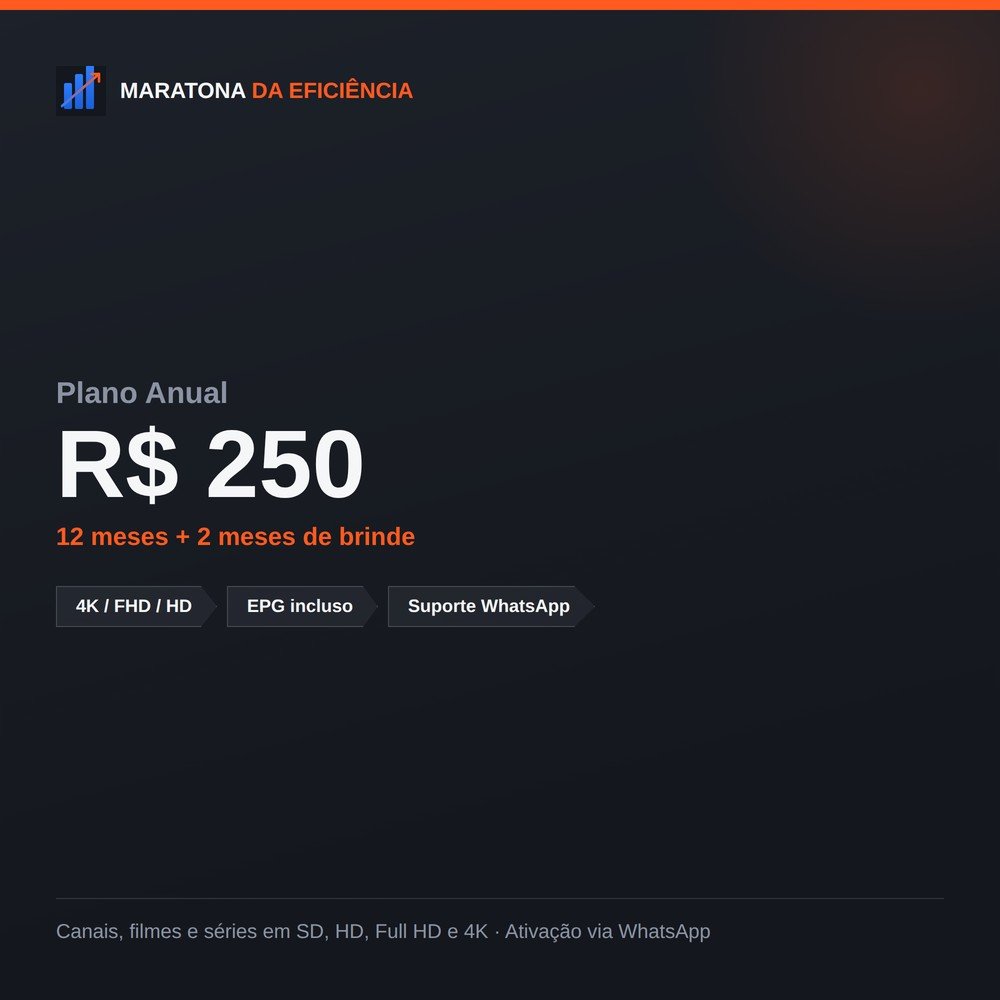 Imagem ilustrativa do Plano Anual da Maratona da Eficiência